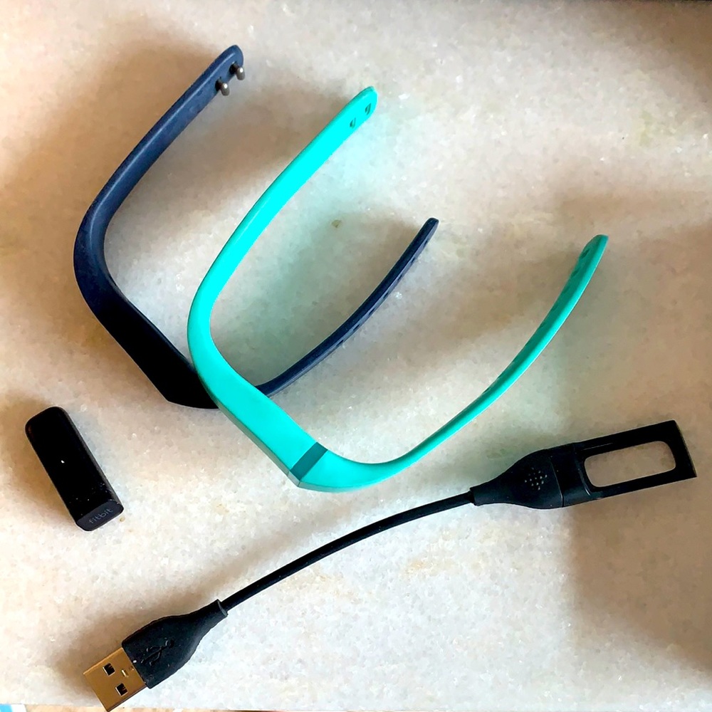 Fitbit Flex with turquoise band